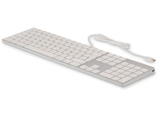 [90084041 1211974] LMP Tastatur KB-1843 Silber, CH-Layout mit Ziffernblock