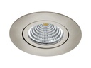 EGLO Leuchten Einbauspot Saliceto 1 Rund 1x 6 W 2700 K, Nickel-matt