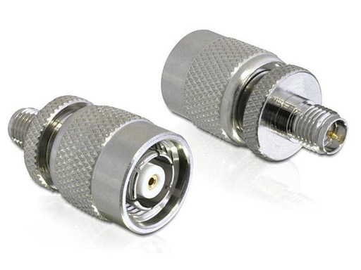 [90084120 182832] Delock Antennenadapter RP-SMA Buchse (f) - RP-TNC Stecker (m)