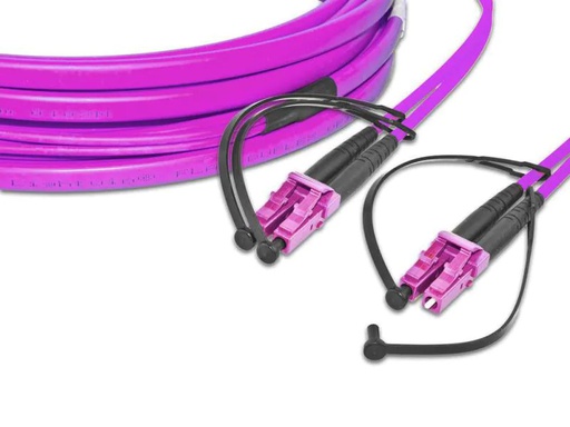 [90084130 219375] Lightwin LWL-Patchkabel LC-LC, Multimode, OM4, 15m