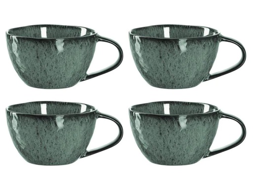 [90084301 1027704] Leonardo Kaffeetasse Matera 290 ml, 4 Stück, Grün