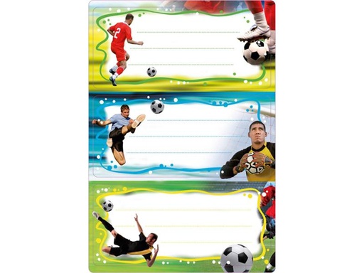 [90084358 1059338] Herma Stickers Schuletiketten Fussball