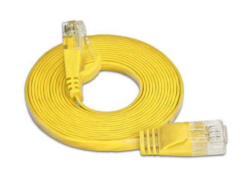 [90084524 314634] SLIM Slimpatchkabel RJ-45 - RJ-45, Cat 6, UTP, 3 m, Gelb