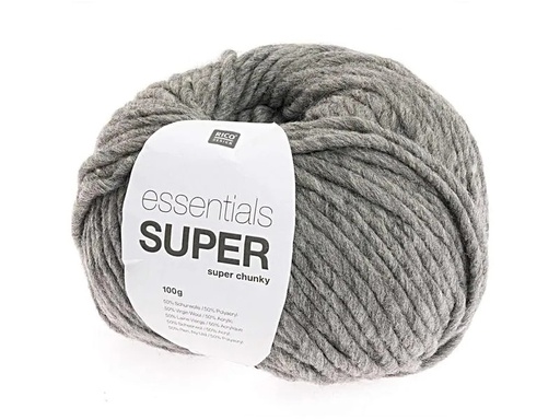 [90008435 945157] Rico Design Wolle Essentials Super Super Chunky 100 g Grau