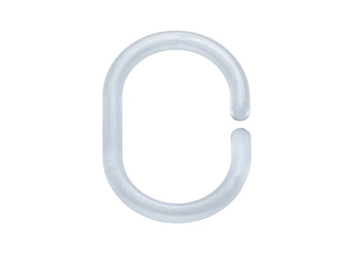 [90084585 1184495] diaqua® Duschvorhanghaken Basic Transparent 12 Stück