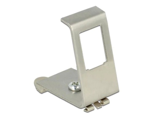 [90084589 493939] Delock Hutschienenhalter Keystone für 1x Anschluss