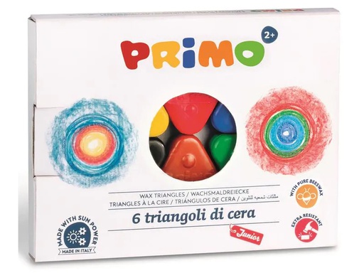 [90084689 1142001] Primo Wachsmalstifte Triangeln 6-teilig