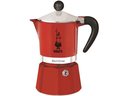 Bialetti Espressokocher Rainbow 3 Tassen, Rot
