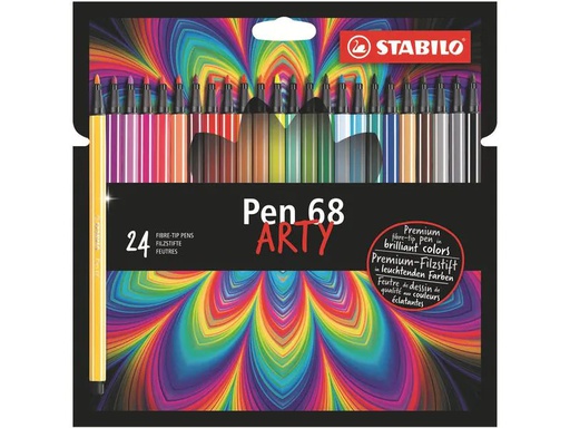 [90084833 1103438] STABILO Pen68 Arty, 24 Stück