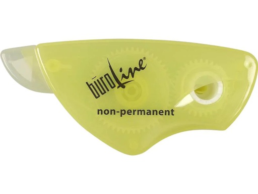 [90084888 1154428] Büroline Kleberoller Non permanent 8 mm x 8 m 1 Stück, Transparent