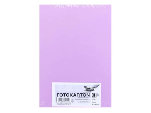[90085187 1098839] Folia Fotokarton A4, 300 g/m², 50 Blatt, Lila
