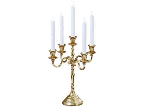 [90085201 953103] Boltze Kerzenständer Victoria 1 Stück, Gold