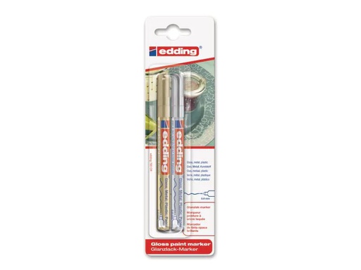 [90085263 612782] edding Lackmarker 780 Gold, Silber