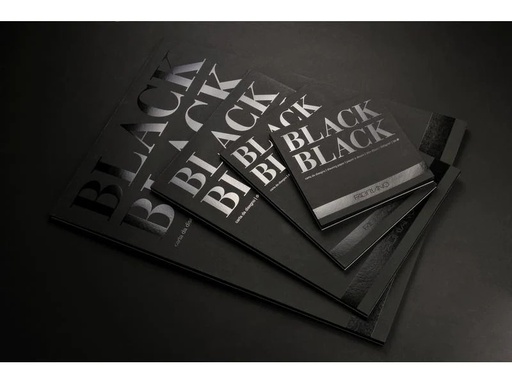 [90085350 1116231] Fabriano Zeichenblock Black A4, 20 Blatt