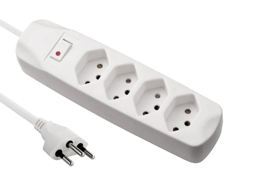[90085434 679466] FURBER.power Steckdosenleiste 4x T13 mit Schalter