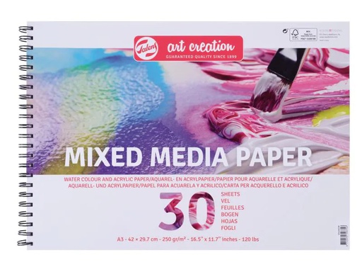 [90085523 997145] Talens Malblock Mixed Media A3 A3