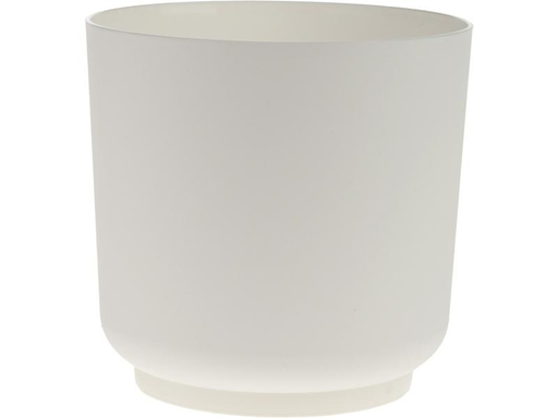 [90085611 1207791] Opiflor Pflanzengefäss Satina Ø 15 cm, Weiss