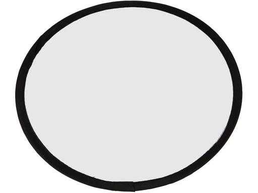 [90085636 931448] Creativ Company Stoff-Bastelset Frisbee 25 cm, Weiss, 5 Stk.