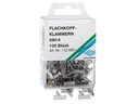 WEDO Flachkopfklammer 1.2 cm 100 Stück