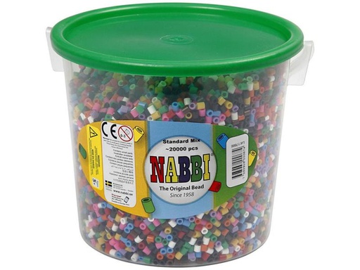 [90085758 737986] Creativ Company Bügelperlen Nabbi Medium Mehrfarbig