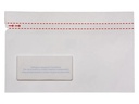 ELCO Dokumententasche aus Papier C5/6 Fenster links, 250 Stück