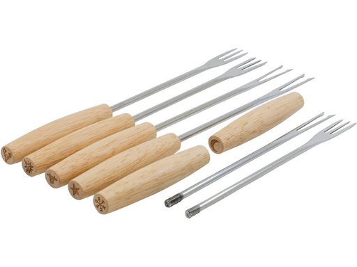 [90085819 1113256] Kadastar Käsefonduegabel Duo Deluxe 6 Personen