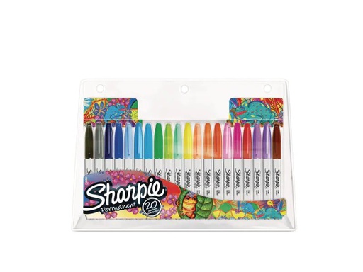 [90085855 997589] Sharpie Permanent-Marker Chamäleon 0.9 mm, 20er Blister