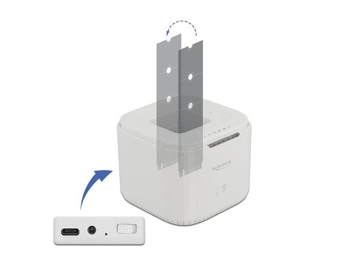 [90085979 1195281] Delock Dockingsstation M.2 NVME SSD Klon Station