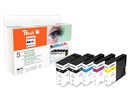 Peach Tintenset Canon PGI-2500 C, M, Y, 2x BK