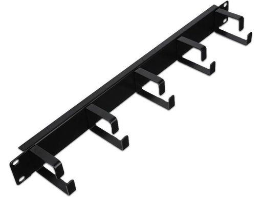 [90086079 238938] Wirewin Kabelführungspanel KFP-5RING METAL BL , Schwarz