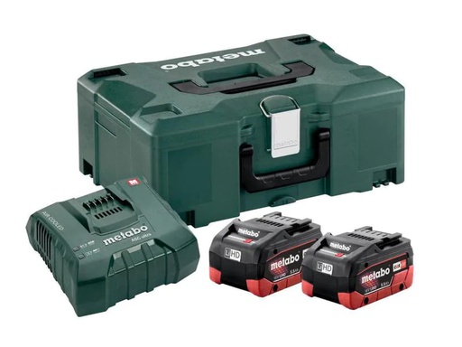 [90086094 964351] Metabo Akku und Ladegerät 2 x LiHD 5.5 Ah ASC Ultra, 18 V