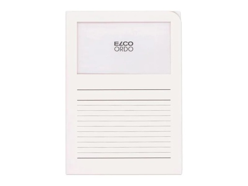 [90086103 868529] ELCO Sichthülle Ordo Classico A4 Weiss, 10 Stück