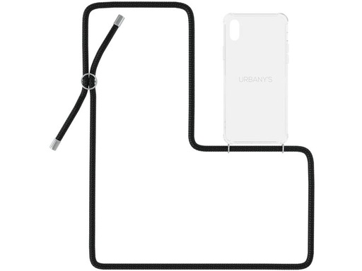 [90086226 1066922] Urbany's Necklace Case iPhone Xs Max Night Owl Transparent
