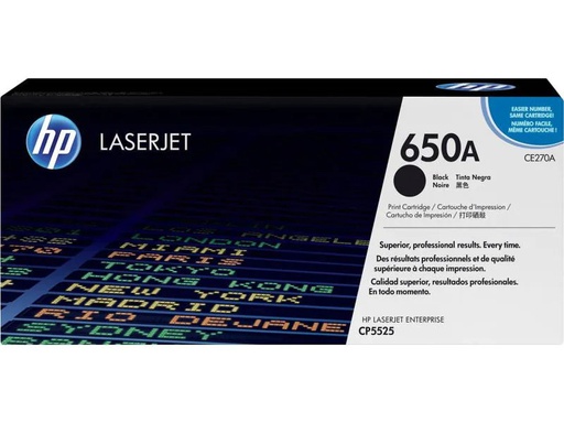 [90008603 172310] HP Toner Nr. 650A (CE270A) Black