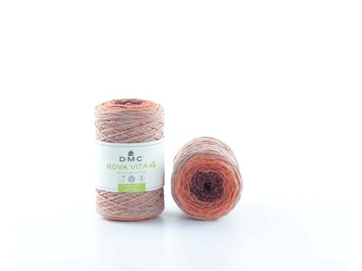 [90086313 1192053] DMC Wolle Nova Vita Makramee Cord 2 mm 250 g Orange; Rot