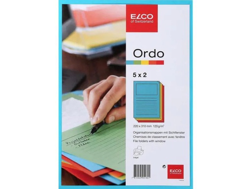 [90086381 130231] ELCO Sichthülle Ordo Classico Mehrfarbig, 10 Stück