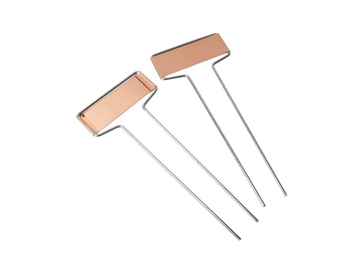 [90086432 1168707] Windhager Pflanzenschilder Kupfer, 10 Stück