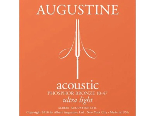 [90086601 335312] Augustine Gitarrensaiten Ultra Light Phosphor 10-47 – Bronze