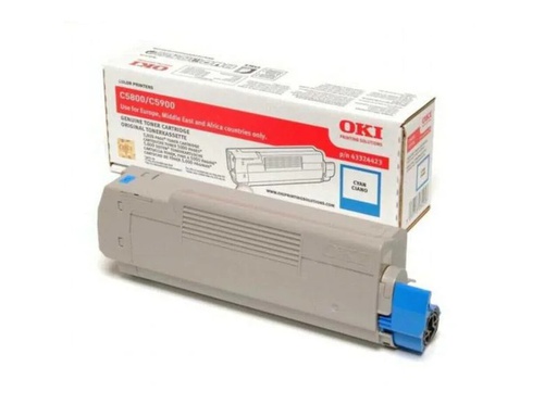 [90086651 34077] OKI Toner 43324423 Cyan