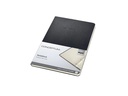 Sigel Notizblock A5 120 Blatt, Kariert, Schwarz