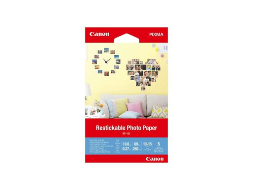 [90086819 909718] Canon Fotopapier RP-101 10x15cm 5 Stück