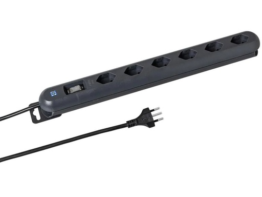 [90008669 932964] STEFFEN Steckdosenleiste STEBA LINEA PLUS 6 T13