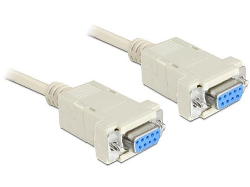 [90086993 206148] Delock Anschlusskabel RS-232 - RS-232 DB9 (f-f) Nullmodem 5 m