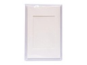Folia Passepartout-Karten 220g/m2  eckig Perlweiss