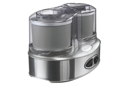 [90008693 255681] Cuisinart Glacemaschine Duo Cream 2 l, Grau