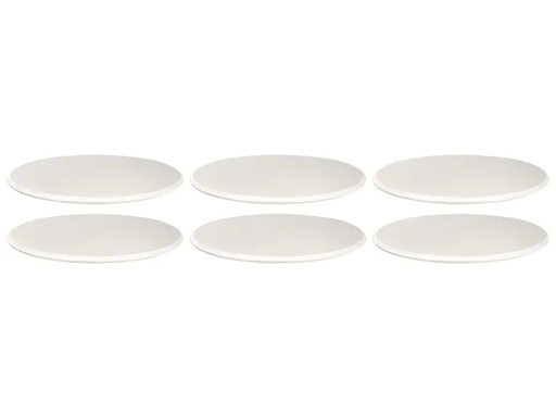 [90008696 1097777] Villeroy &amp; Boch Speiseteller NewMoon 6 Stück, Weiss