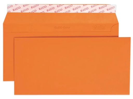 [90087188 1132482] ELCO Couvert Color C5/6, Keine Fenster, 25 Stück, Orange