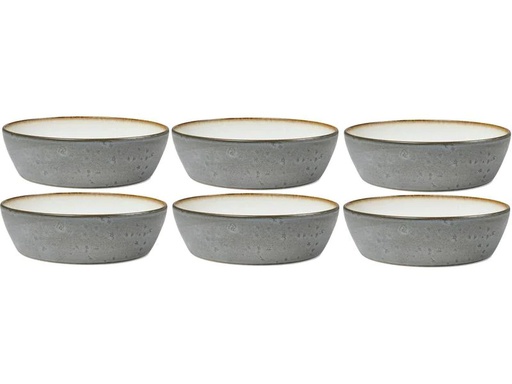 [90087214 1015215] Bitz Suppenschale 18 cm, 6 Stück, Grau/Crème