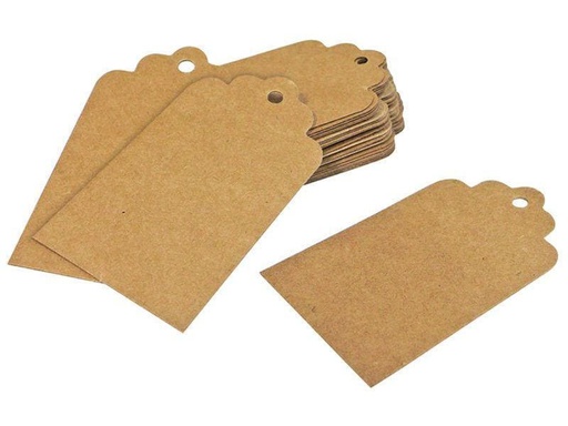 [90087244 550684] Braun + Company Geschenkanhänger Set 4 x 7.4 cm, 24 Stück