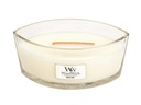 Woodwick Duftkerze White Teak Ellipse